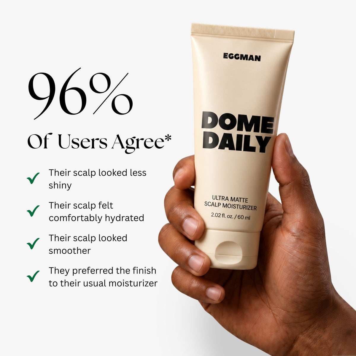 Dome Daily — Matte Daily Moisturizer for Bald & Shaved Heads